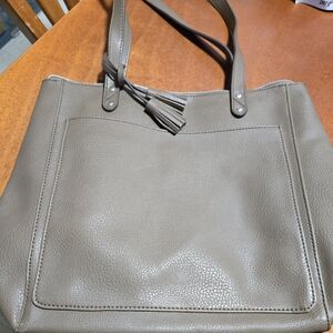 Elegant Taupe (Choc.) Leather Type Purse